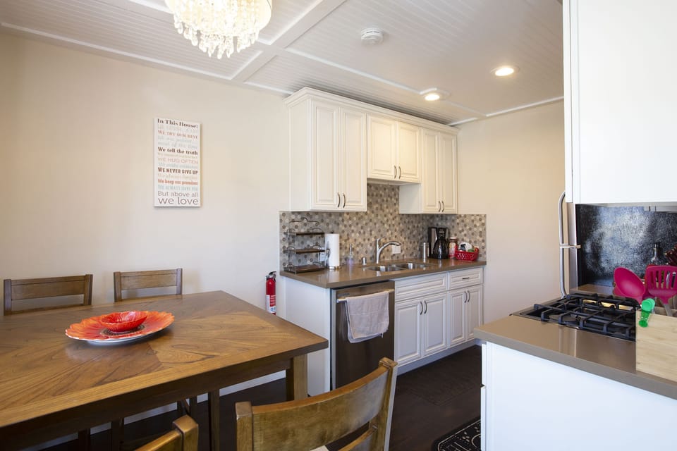 Kitchen and dinning area