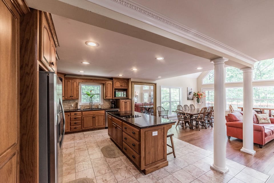 Kitchen and dining area
