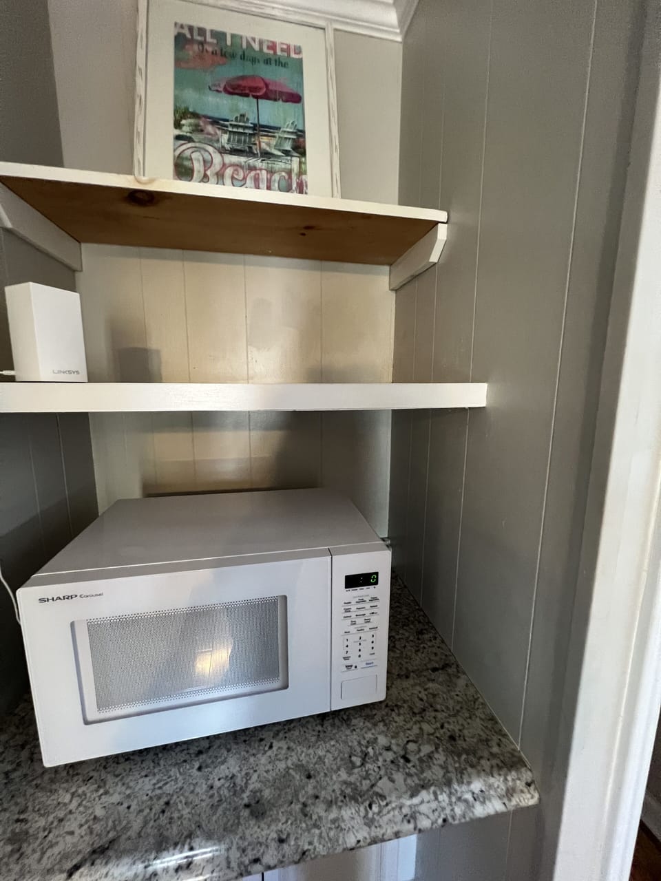 Microwave provided