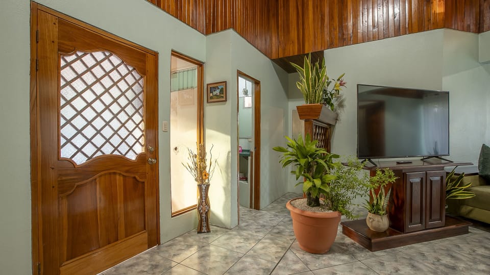 Living area with A/C unit