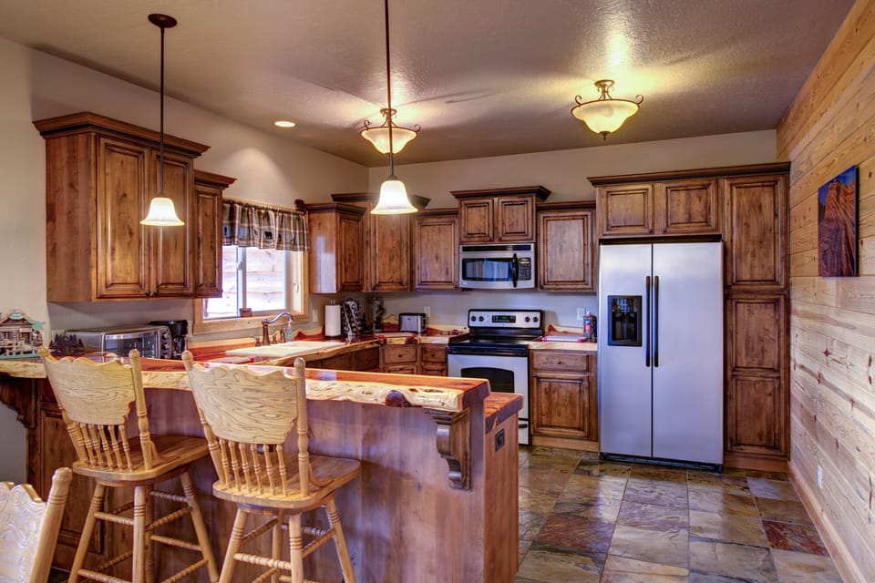 You bring the groceries, firewood & beverages - everything else is right here.