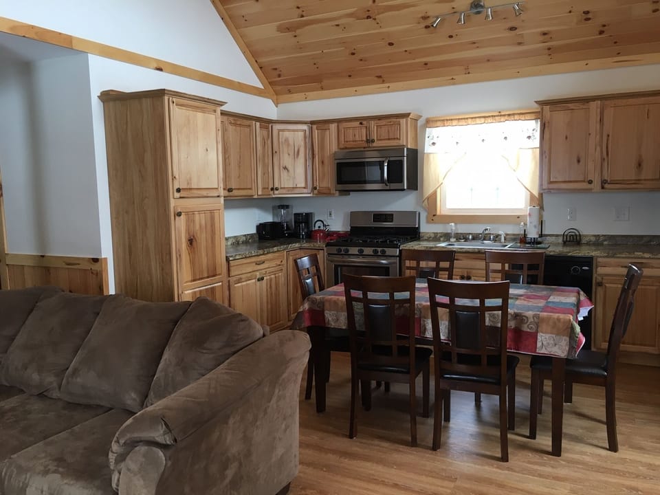 Cabin 2 Dining Area and Kitchen