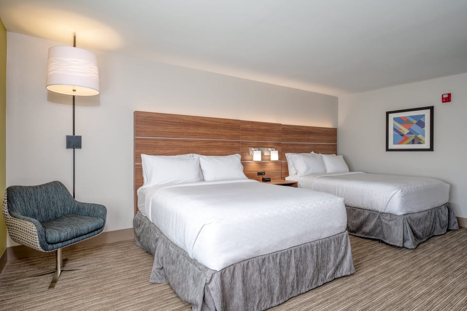 Standard Room, 2 Queen Beds | In-room safe, desk, iron/ironing board, cribs (free)
