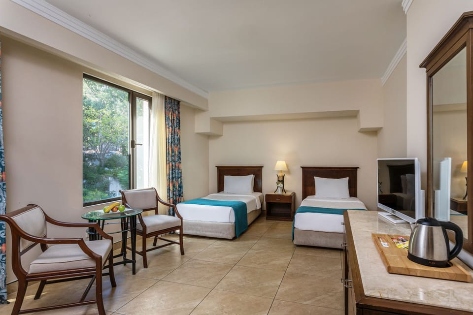 Standard Double Room Land View | Egyptian cotton sheets, premium bedding, pillowtop beds, minibar