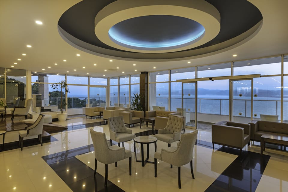 Lobby sitting area