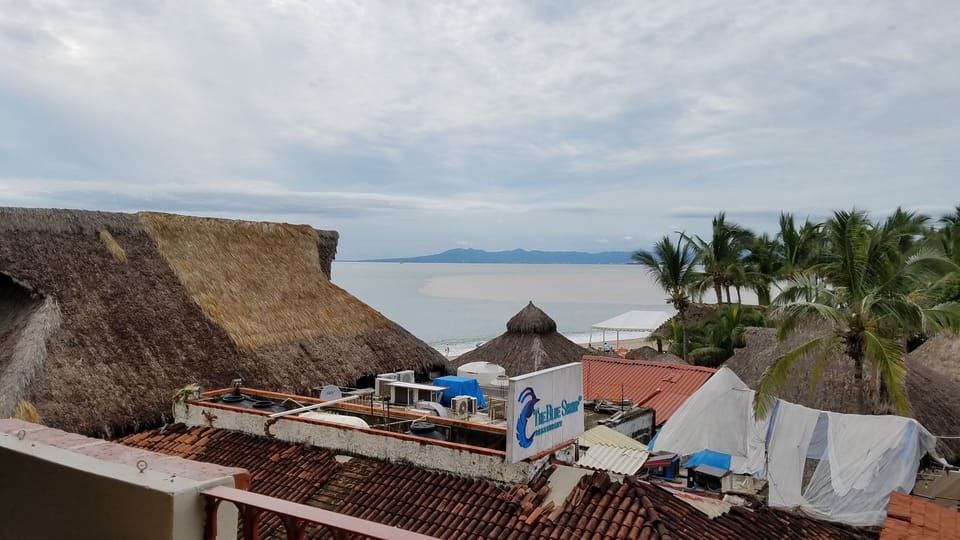 View from wraparound balcony
