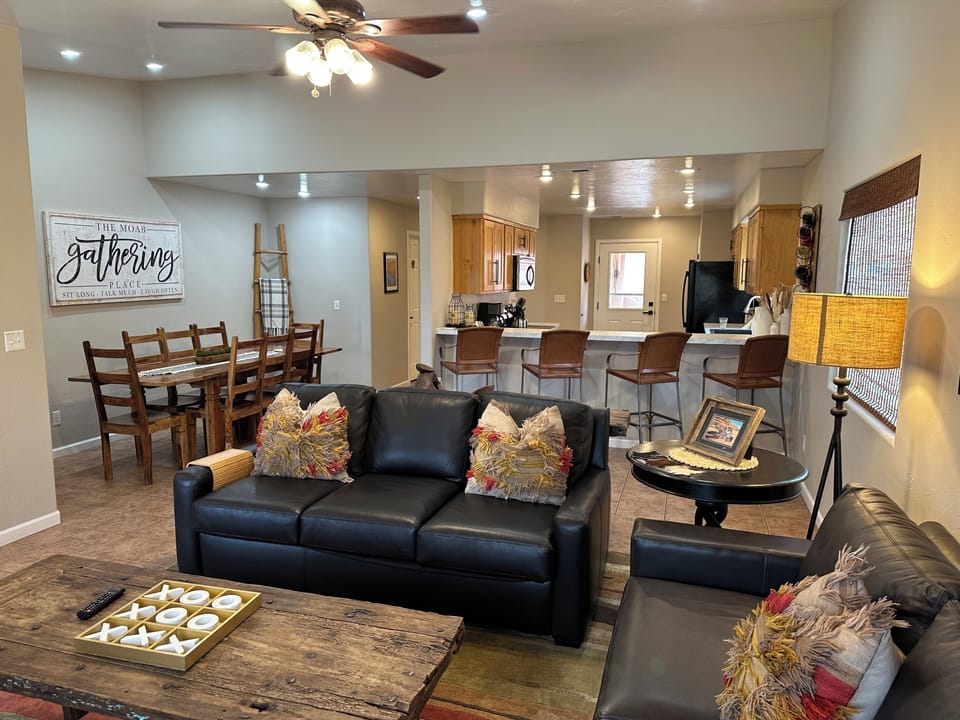 Open concept living area