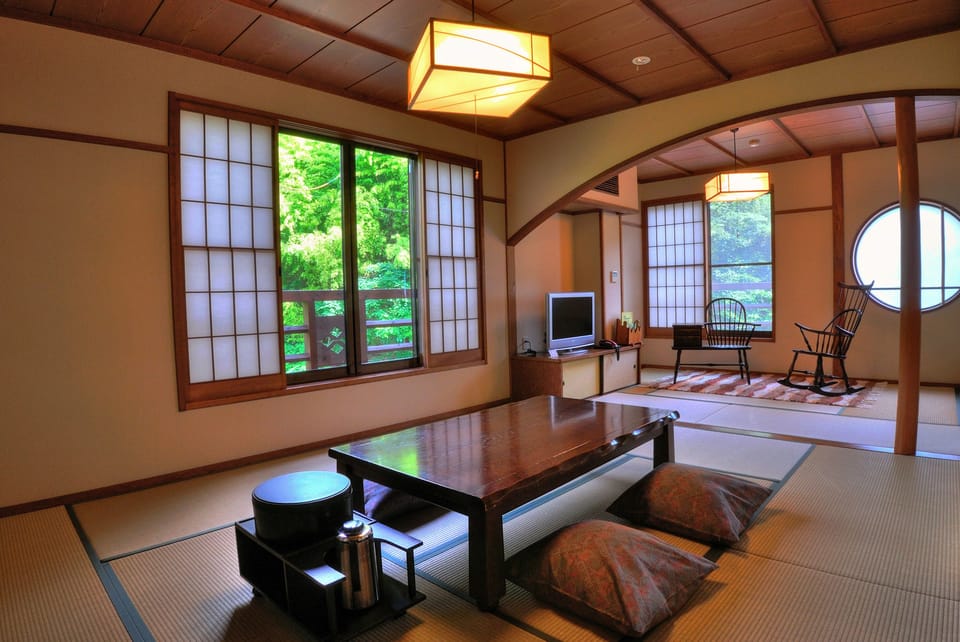 Japanese Style Room(18㎡), River View | In-room safe, soundproofing, free WiFi, bed sheets