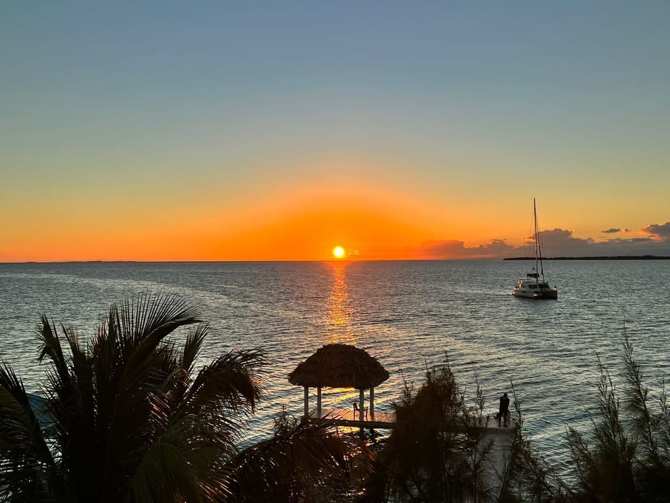 Watch breathtaking sunsets over the Caribbean horizon.