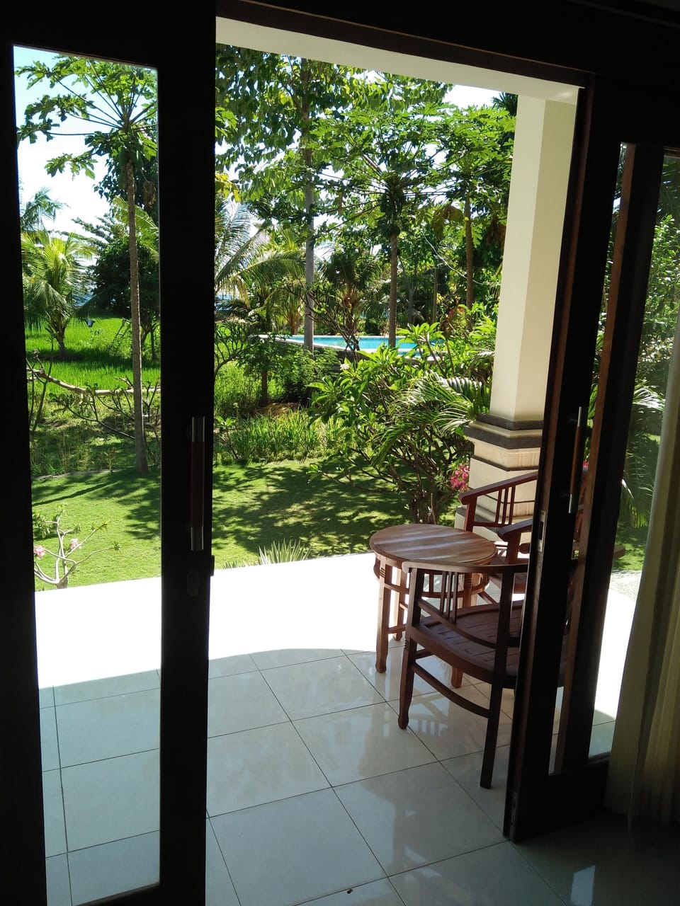Basic Double Room, 1 Bedroom, Pool View | Desk, iron/ironing board, free WiFi