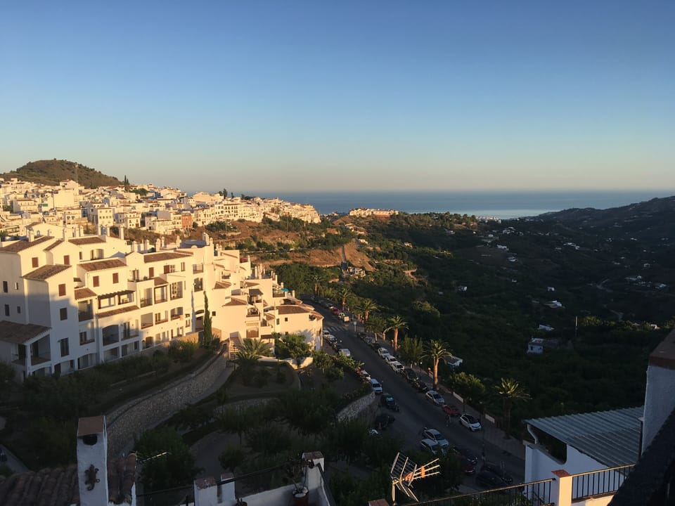 Frigiliana - view from a local restaurant