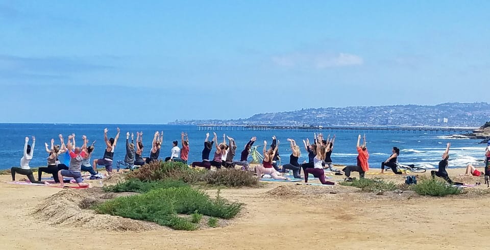Yoga at Sunset Cliffs