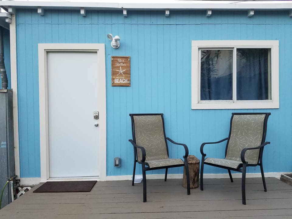 Welcome - Front Door and Deck area