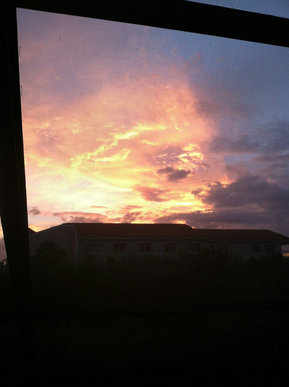 Enjoy the sunsets and tropical storms from large deck.