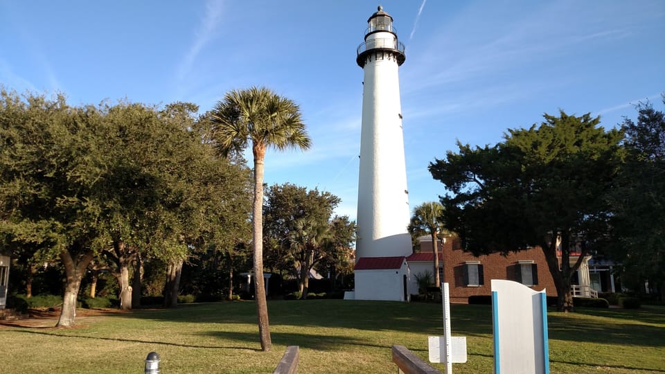 Lighthouse near pier