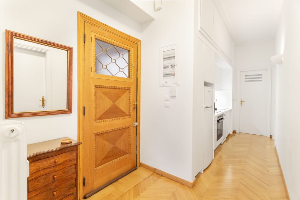 Interior entrance