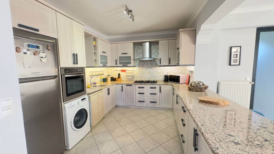 Panoramic Villa, 3 Bedrooms | Private kitchen | Fridge, microwave, stovetop, electric kettle