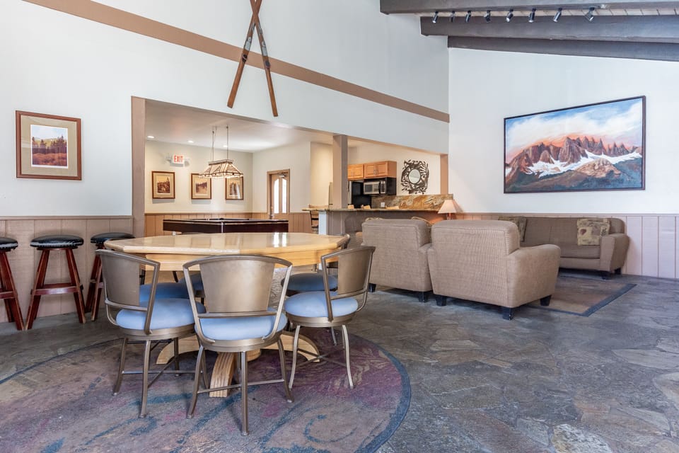 House, 3 Bedrooms (Chamonix #88) | Living area | Flat-screen TV, fireplace, foosball, table tennis