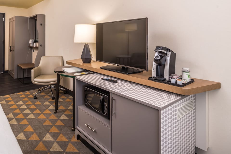 In-room safe, desk, blackout drapes, iron/ironing board