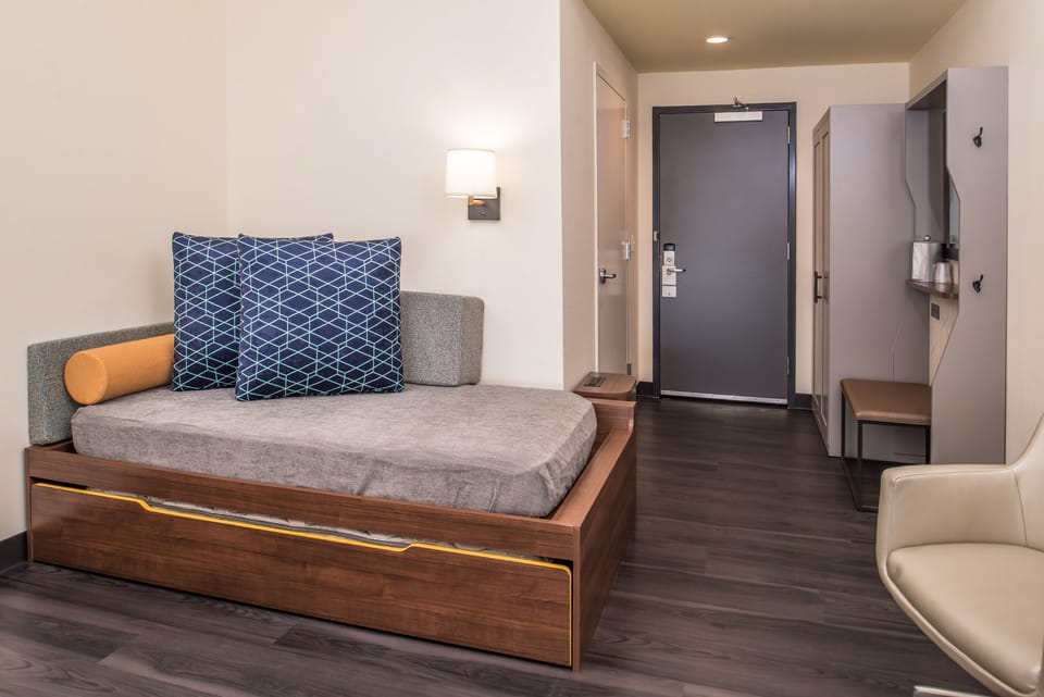 In-room safe, desk, blackout drapes, iron/ironing board