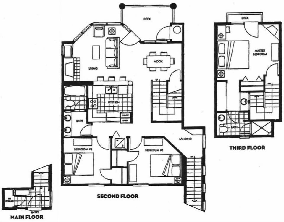 Townhome, 3 Bedrooms (Eagle Run #204) | Floor plan