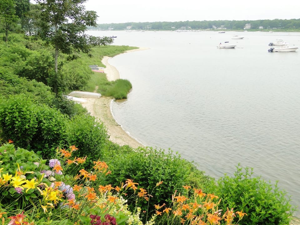 Walk down the street to beautiful setting overlooking Great Bay