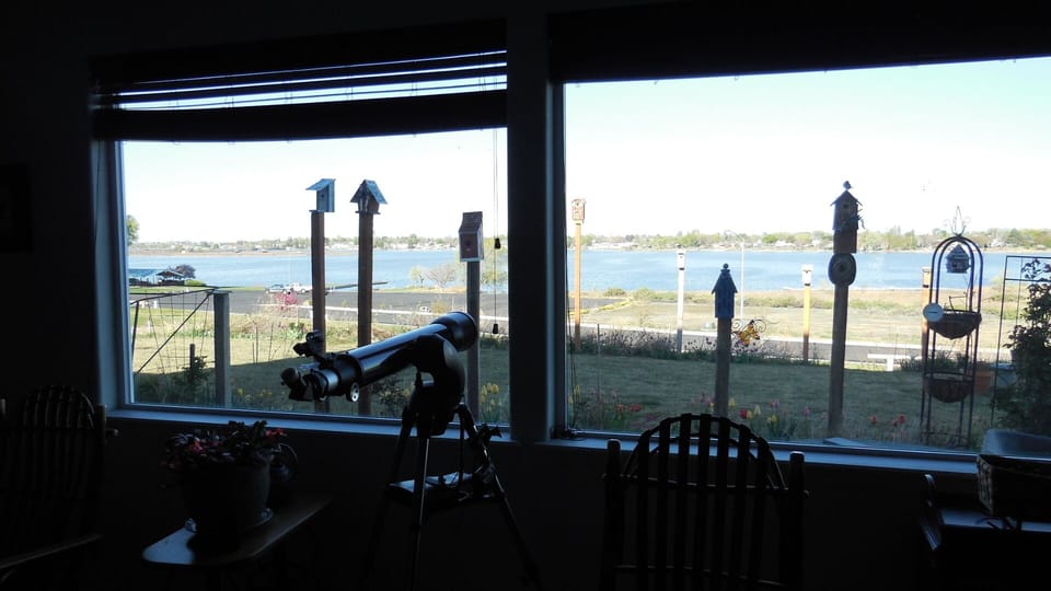 view from family room note free boat dock and launch 
