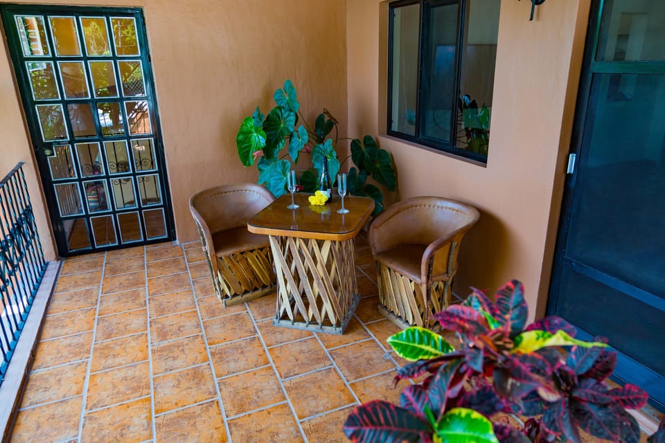 Private balcony.