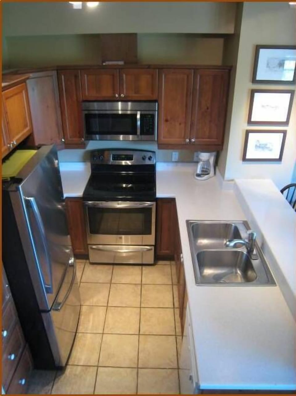 Kitchen with new appliances