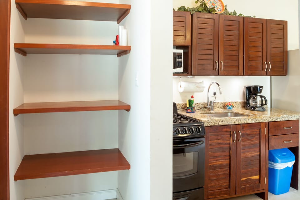 kitchen/storage - Kitchen with all the ameneties, extra storage space if needed.