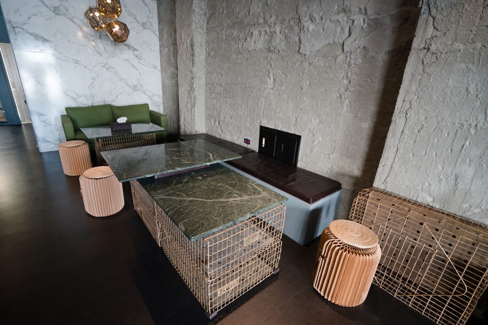 Lobby sitting area