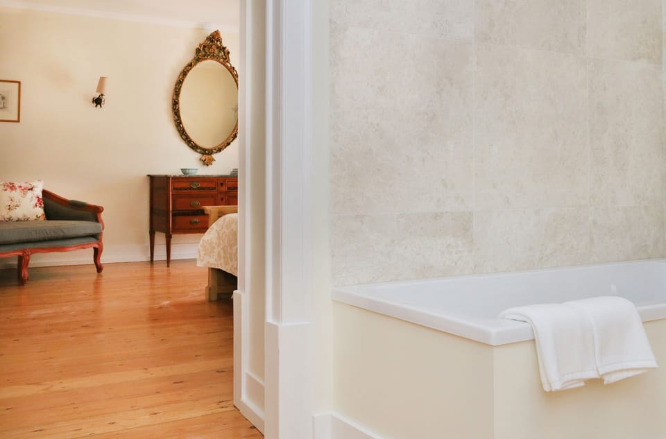 Shower, free toiletries, hair dryer, bathrobes