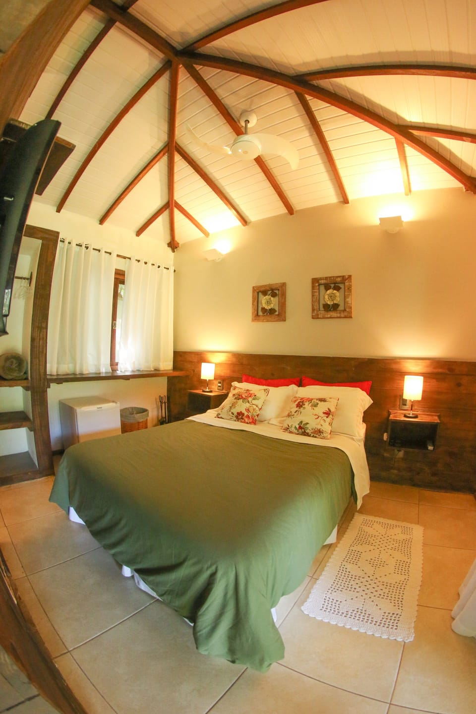 Romantic Double Room, 1 Double Bed, Private Bathroom, Garden Area | Egyptian cotton sheets, premium bedding, pillowtop beds, minibar