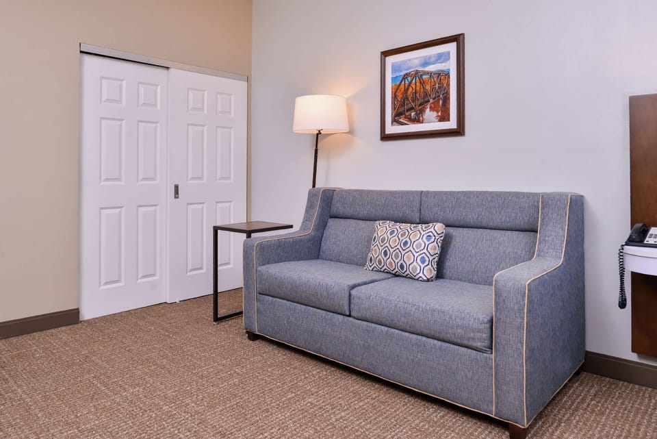 Room, 1 King Bed with Sofa bed, Non Smoking (Study) | Living area | 42-inch LCD TV with cable channels, TV