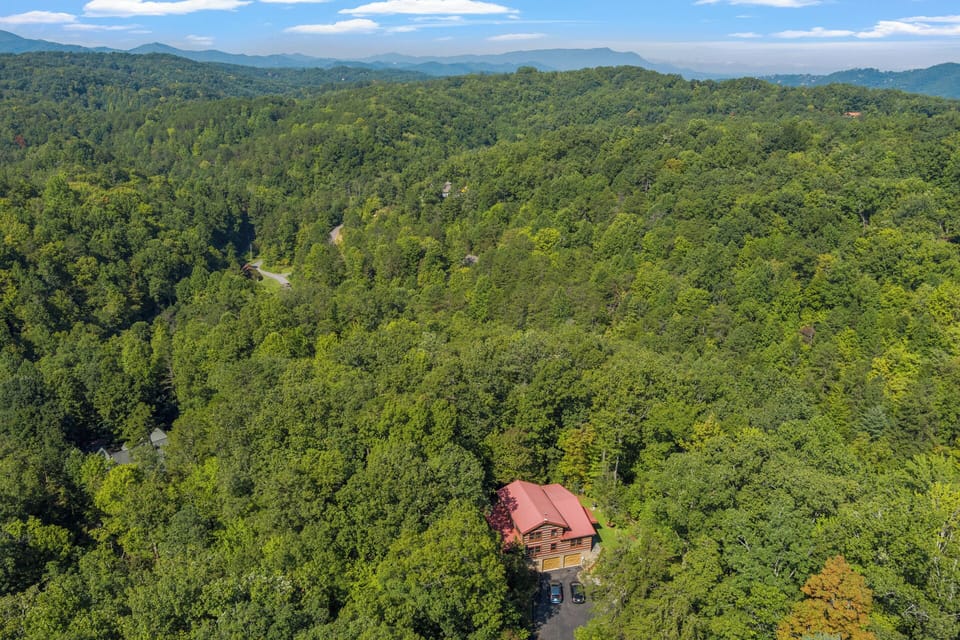 Tucked into the 3 acres of wooded nature for privacy while still close to area attractions. 