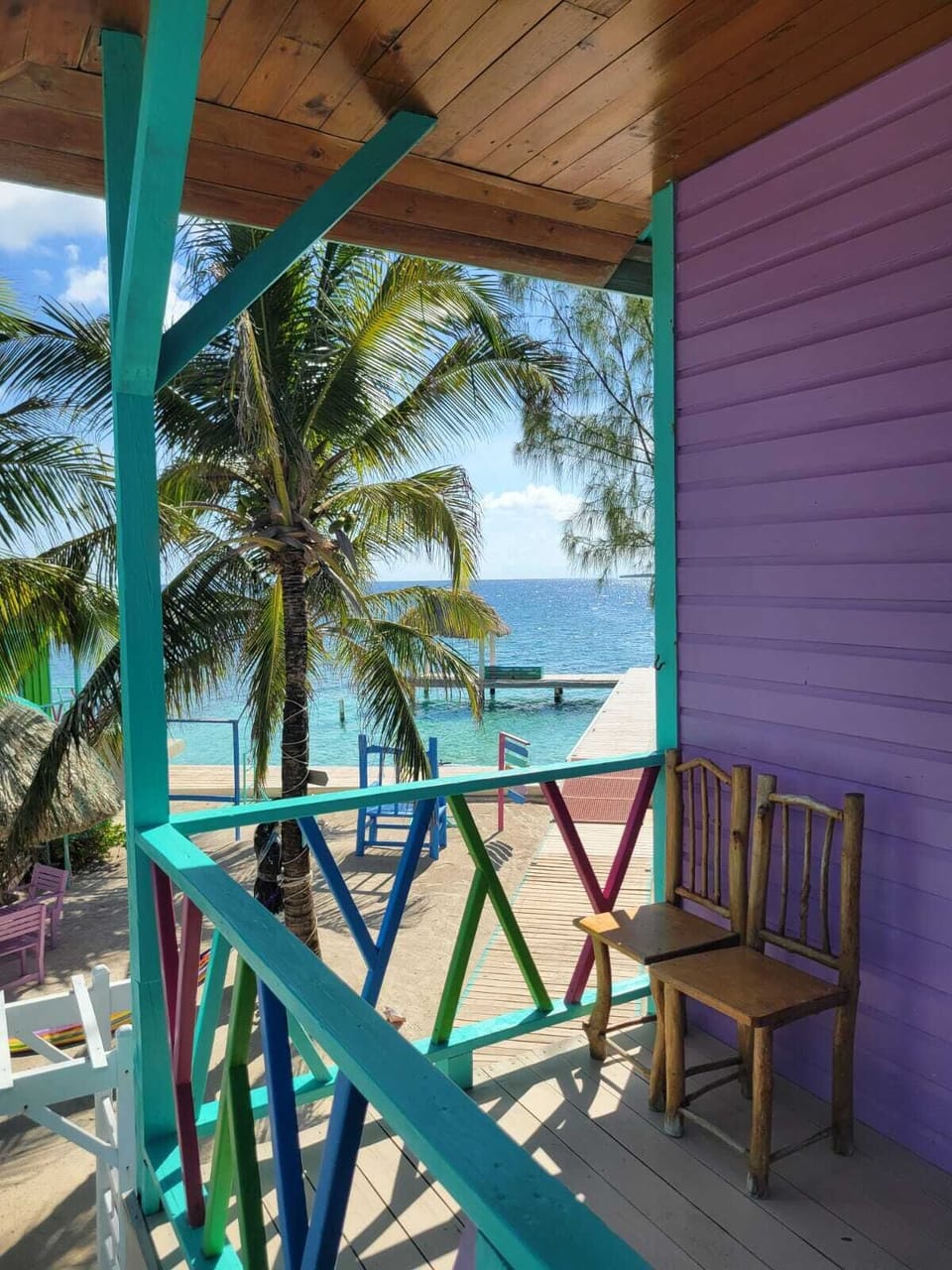 Enjoy Caribbean Sea views and tropical island breezes.
Spacious Living Area
