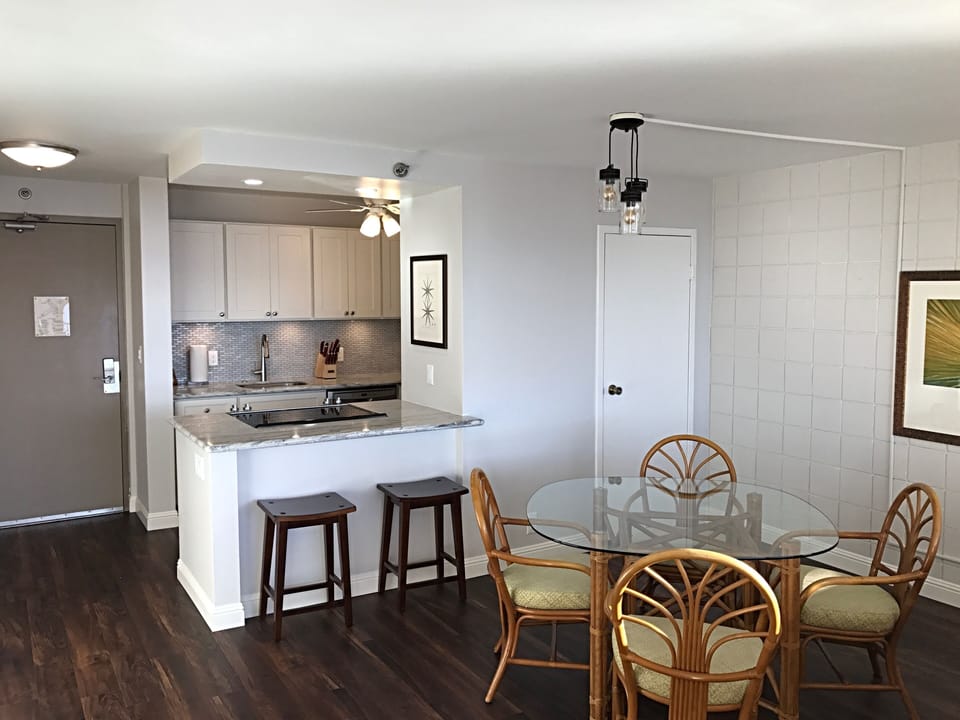 Plenty of seating to enjoy home cooked meals