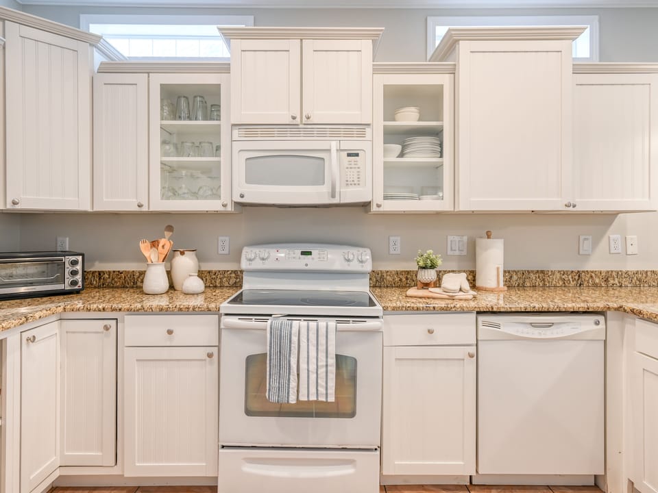 Well stocked kitchen