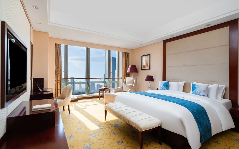 Family Quadruple Room | Down comforters, minibar, in-room safe, desk