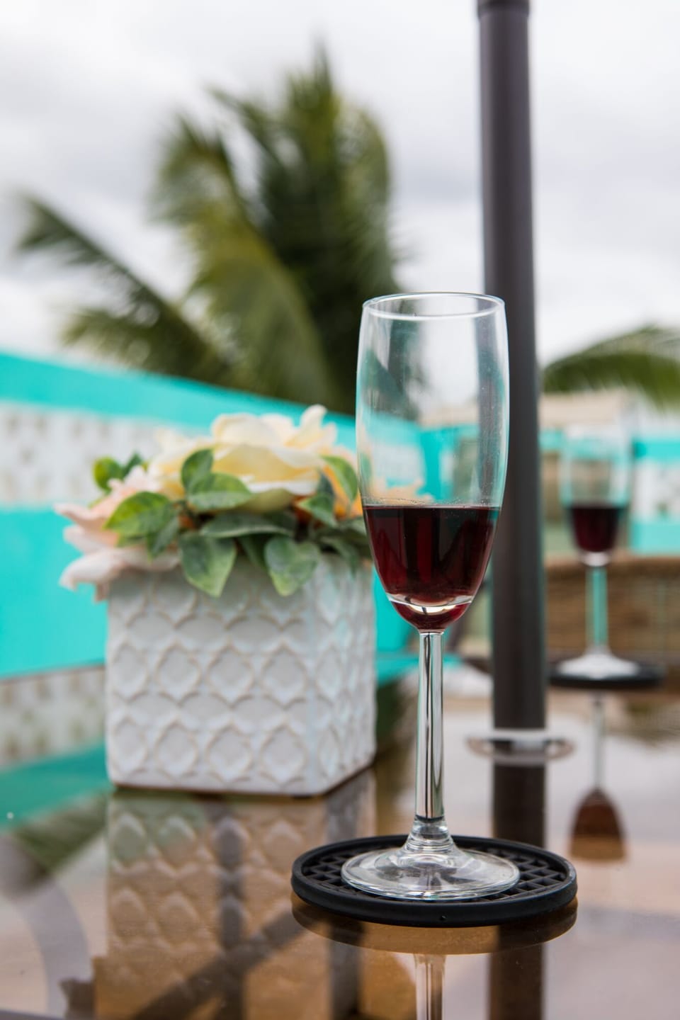 romantic roof  top dining