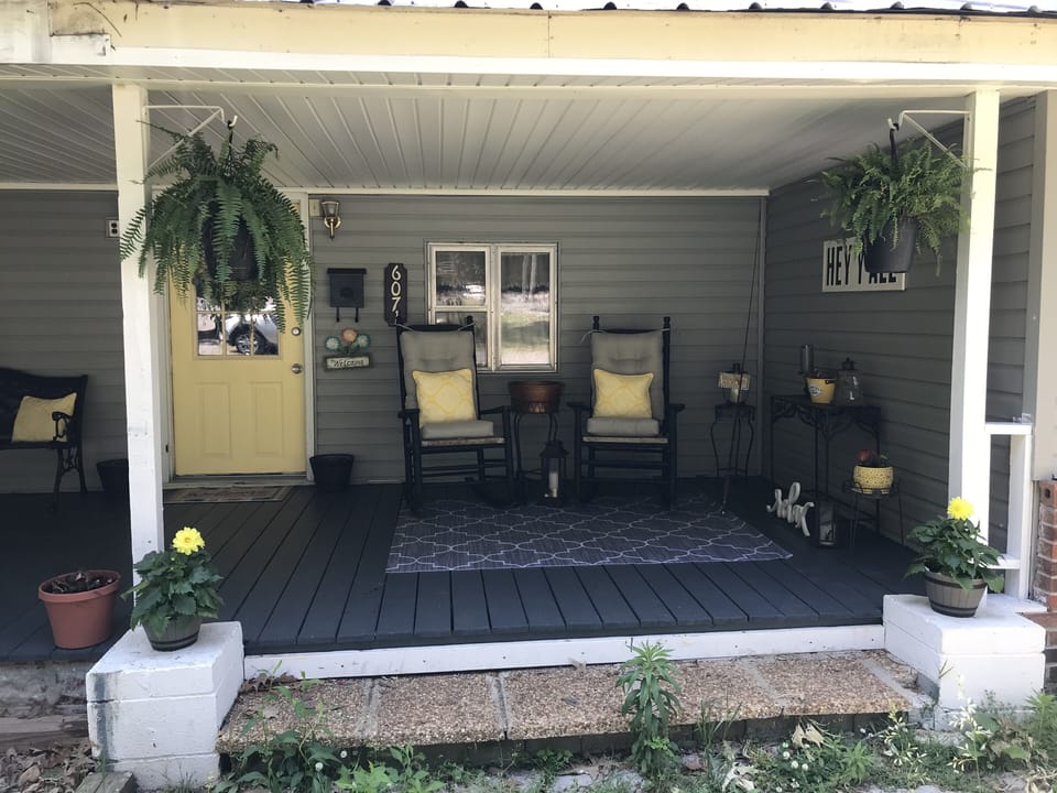 Relax on the front porch