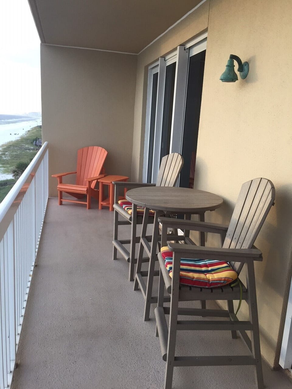Our 25' Balcony overlooking the Gulf