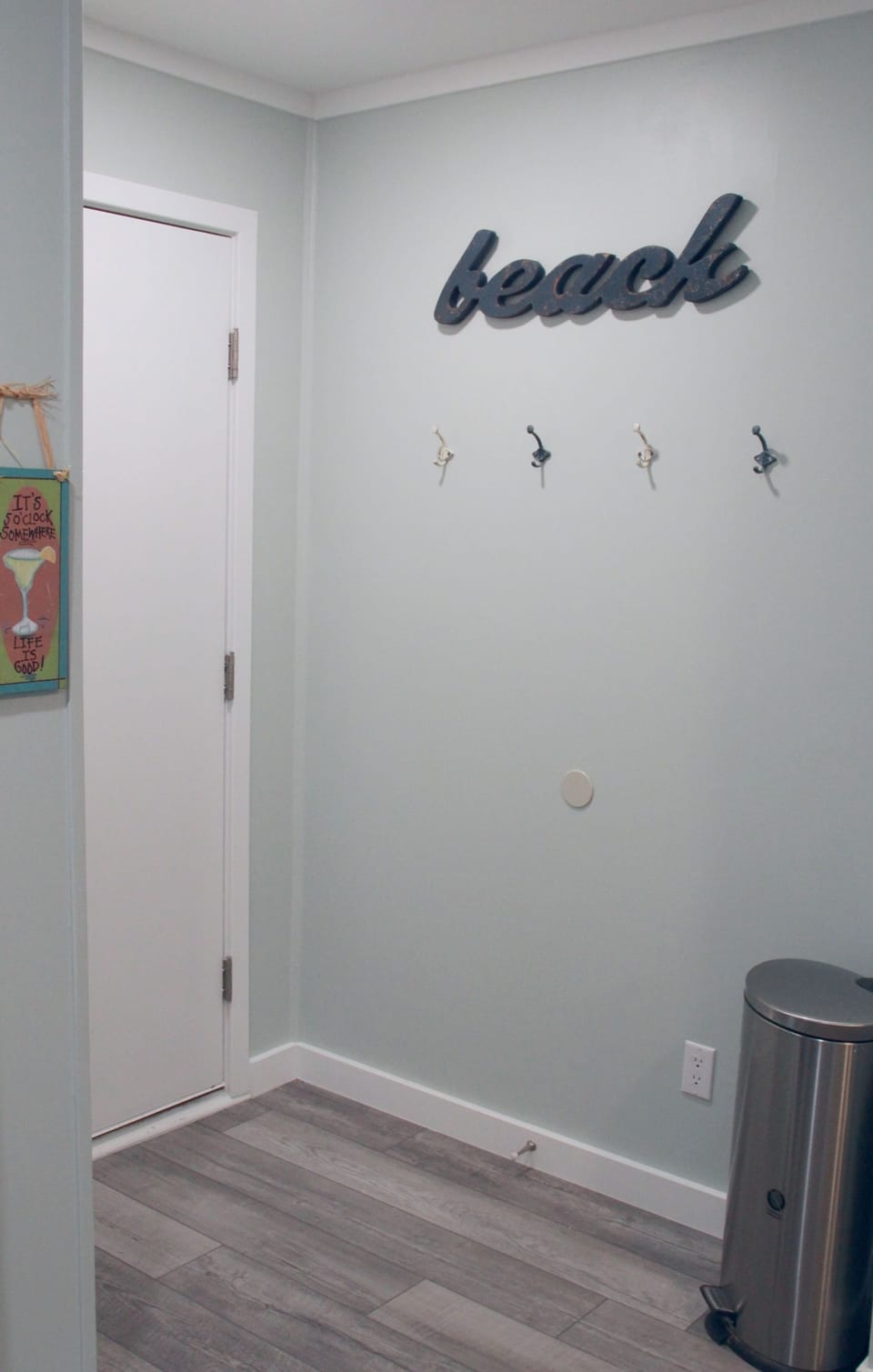 Villa Foyer with Hooks for Hanging