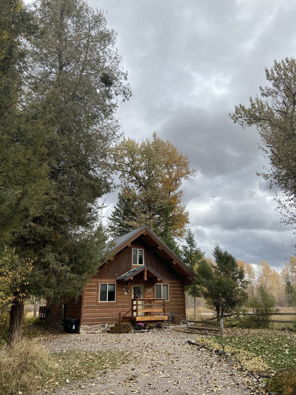 Entrance to cabin.