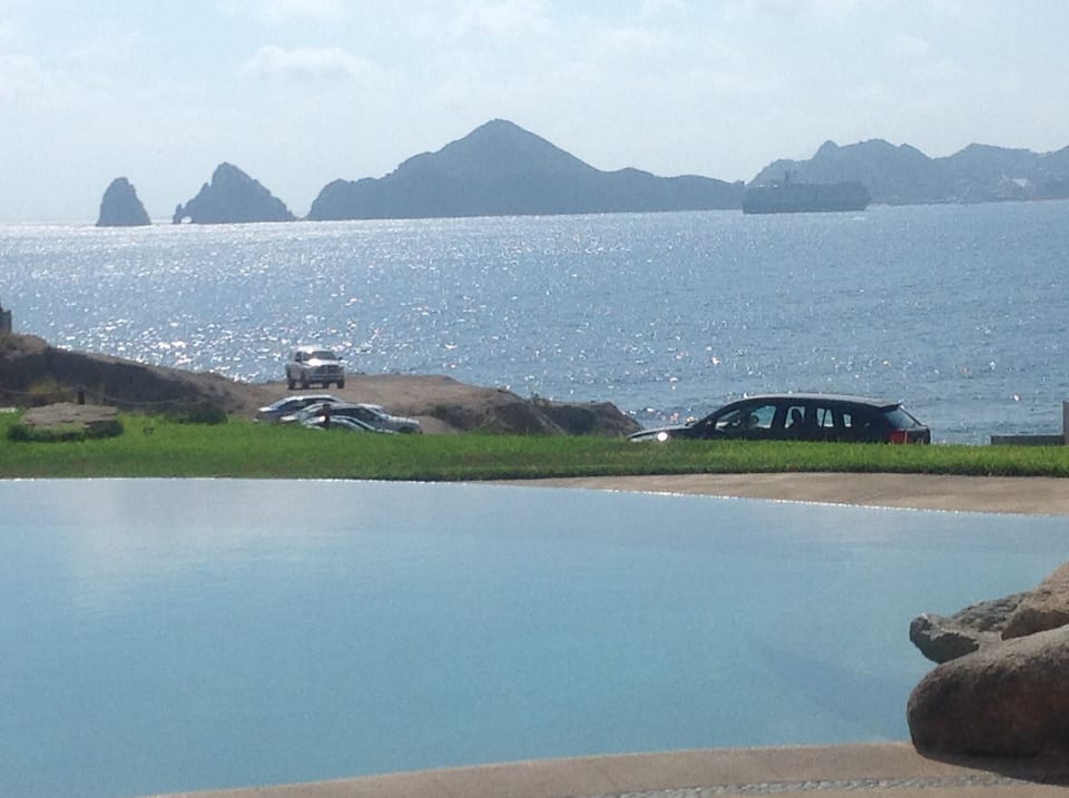 View of Land's End from second pool