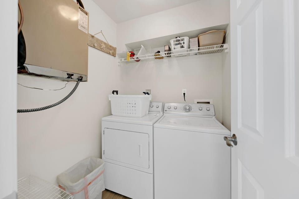 Laundry room off the kitchen