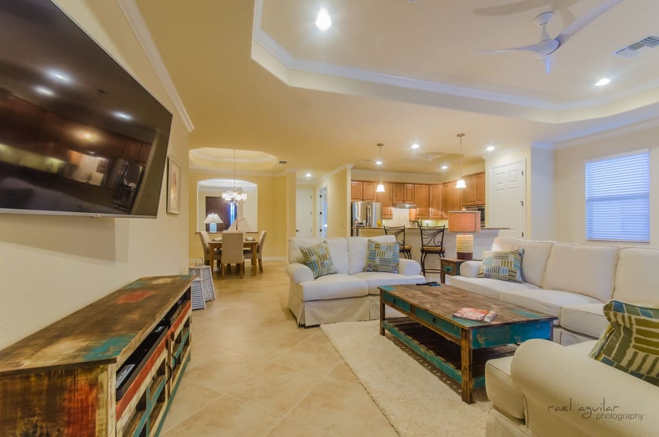 Family Room. Open space provide for a nice atmosphere