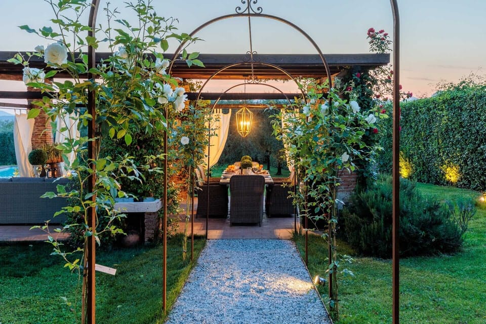 Garden the holiday villa