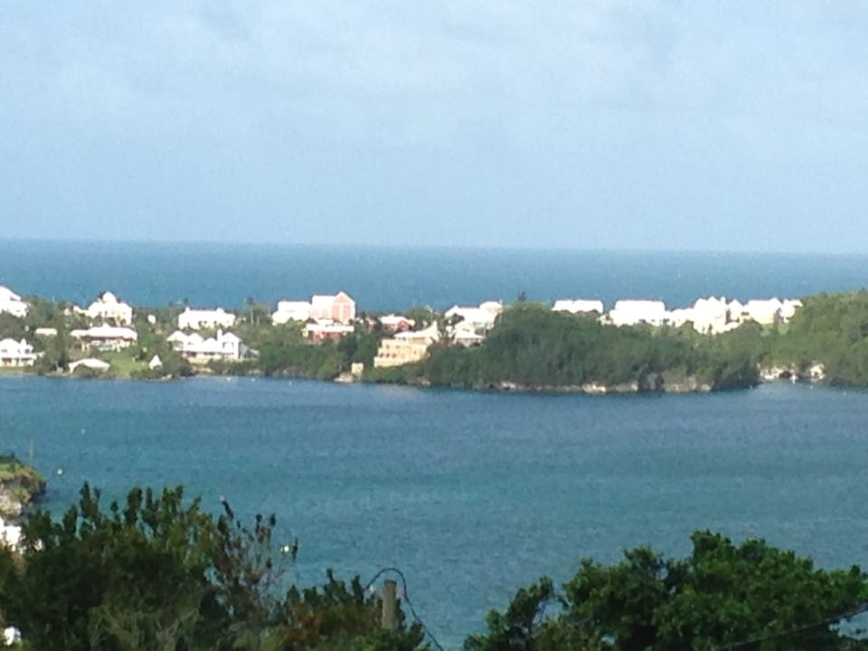 Harrington Sound and North Shore View from the garden
