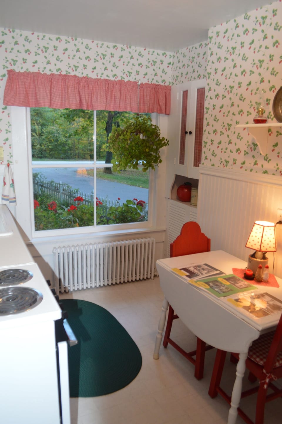 Tea for two in a tiny kitchen!